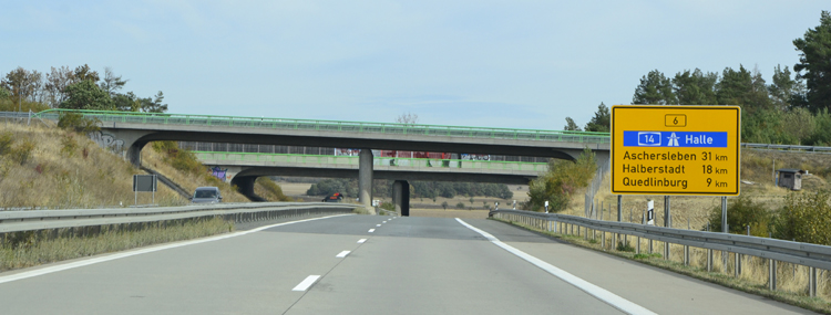 Bundesstraße B6n Nordharzautobahn A36 311