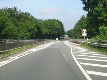 Bundestra�e B61 Sudbachtalbr�cke Autobahn A5 Nord L�hne 41