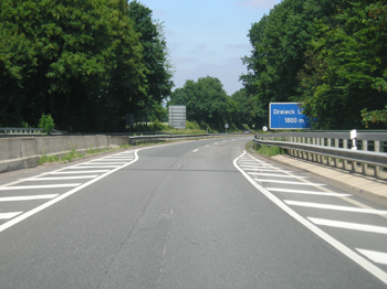 Bundestra�e B61 Sudbachtalbr�cke Autobahn A5 Nord L�hne 42