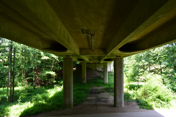 Bundestra�e B61 Sudbachtalbr�cke Autobahn A5 Nord L�hne 79