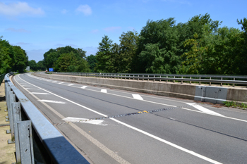 Bundestra�e B61 Sudbachtalbr�cke Autobahn A5 Nord L�hne 81