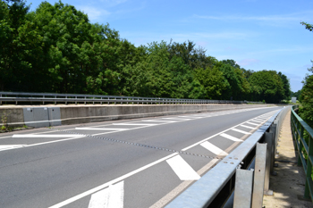 Bundestra�e B61 Sudbachtalbr�cke Autobahn A5 Nord L�hne 86