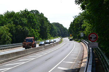 Bundestra�e B61 Sudbachtalbr�cke Autobahn A5 Nord L�hne 92