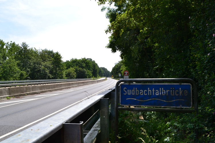 Bundestra�e B61 Sudbachtalbr�cke Autobahn A5 Nord L�hne 94