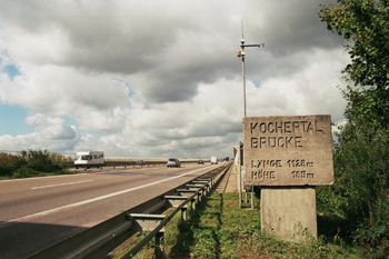 Deutschlands höchste Autobahnbrücke Bundesautobahn A 6 Kochertalbrücke15