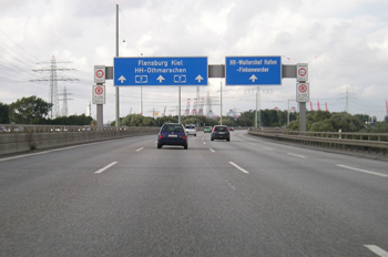 Deutschlands längste Autobahnbrücke Hochstraße Elbmarsch A7 Hamburg 237