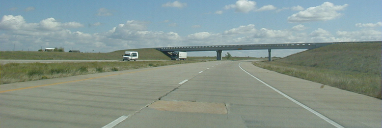 Interstate 40 in Texas USA Autobahn 13