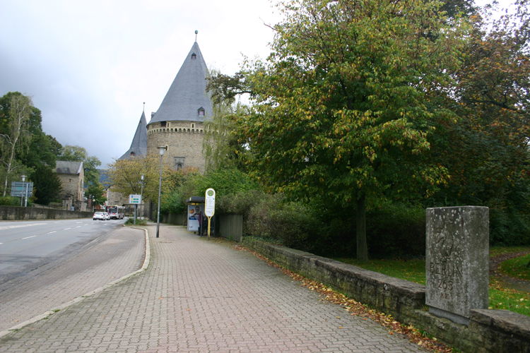 Kilometerstein Berliner B�r Goslar 2