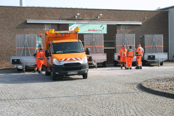 Mobile Sichtschutzblenden Autobahnmeisterei Straßenbetriebsdienst 00