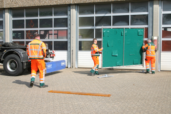 Mobile Sichtschutzblenden Autobahnmeisterei Straßenbetriebsdienst 13