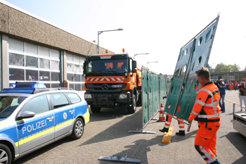 Mobile Sichtschutzblenden Autobahnmeisterei Straßenbetriebsdienst 48