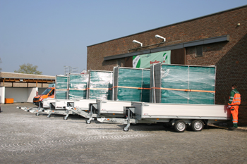 Mobile Sichtschutzblenden Autobahnmeisterei Straßenbetriebsdienst 62