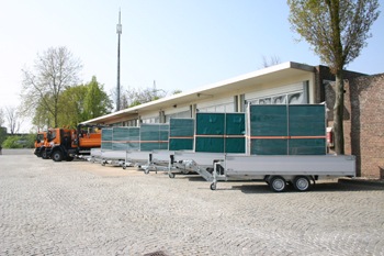 Mobile Sichtschutzblenden Autobahnmeisterei Straßenbetriebsdienst 700
