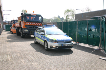 Mobile Sichtschutzblenden Autobahnmeisterei Straßenbetriebsdienst 77