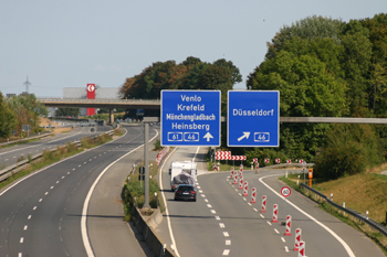 Neue Autobahn A44n alte A61 Verkehrsumlegung Autobahnkreuz Wanlo Holz Jackerath Autobahndreieck Verkehrssicherung- 43