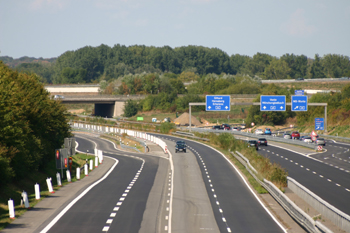 Neue Autobahn A44n alte A61 Verkehrsumlegung Autobahnkreuz Wanlo Holz Jackerath Autobahndreieck Verkehrssicherung- 82
