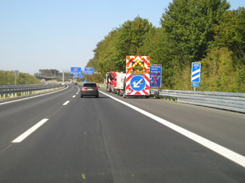 Neue Autobahn A44n alte A61 Verkehrsumlegung Autobahnkreuz Wanlo Holz Jackerath Autobahndreieck Verkehrssicherung.14