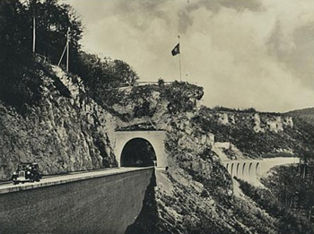 Reichsautobahn Drackensteiner Hang Albabstieg Nasenfelstunnel A 8 Autobahngeschichte 01 T