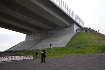 Sprengung Brückenpfeiler Lahntal Autobahnbrücke Limburg 21