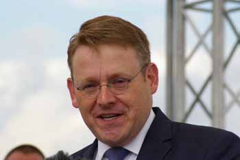 Verkehrsfreigabe Bundesautobahn A71 Gesamtfertigstellung Christian Carius Th�ringen Landtagspr�sident Verkehrsminister 61