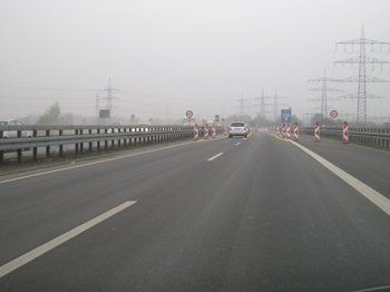 Wiederfreigabe Autobahn A 57 Dormagen nach Vollsperrung01