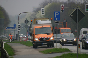 Wiederfreigabe Autobahn A 57 Dormagen nach Vollsperrung 23