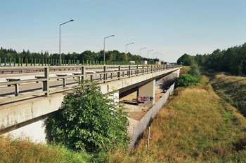 aufgegebene Autobahnplanung Bauvorleistung Autobahnkreuz Grasbrunn A993 A99 München Neukeferloh Putzbrunn_25