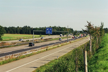 aufgegebene Autobahnplanung Bauvorleistung Autobahnkreuz Grasbrunn A993 A99 München Neukeferloh Putzbrunn _2