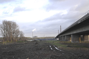 A1 Autobahn Rheinbrücke Leverkusen Neubau Köln-Merkenich 15