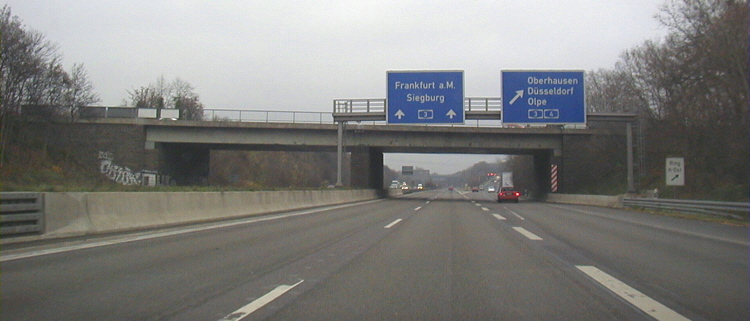 A4 Autobahn Überführung Köln Gremberghoven Ostheim Frankfurter Straße Bundesstraße B8