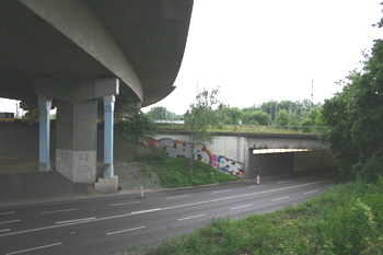 A7 Autobahn Hamburg Langenfelderbrücke 01