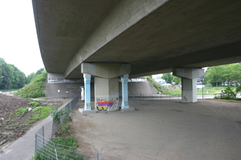 A7 Autobahn Hamburg Langenfelderbrücke 95
