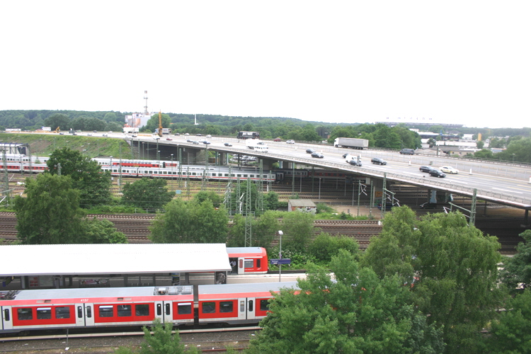 A7 Hamburg Stellingen Vokspark Langenfelder Autobahnbrücke 39