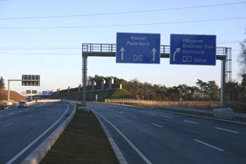 A 33 Autobahn Bielefeld Verkehrsfreigabe 55