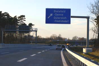 Autobahn A 33 Verkehrsfreigabe  Bielefeld 2