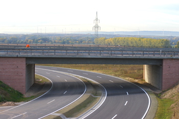 Bundesautobahn Neubau A 71 Südharz Autobahndreieck - Artern Anschlußstelle DEGES 8