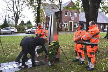 Straßenbetriebsdienst Gescher Gedenkstunde Kranzniederlegung 11