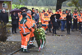 Straßenbetriebsdienst Gescher Gedenkstunde Kranzniederlegung 91