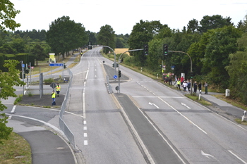 Tour de France Deutschland Autobahnsperrung A 57 Anschlußstelle Kaarst Büttgen Neuss 57