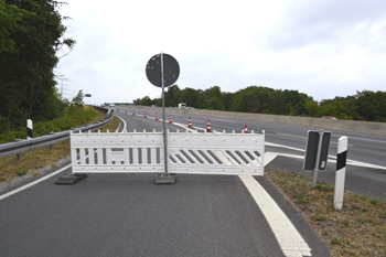 Tour de France Radrennen Deutschland Autobahnsperrung A 57 Anschlu�stelle Kaarst B�ttgen Neuss 42
