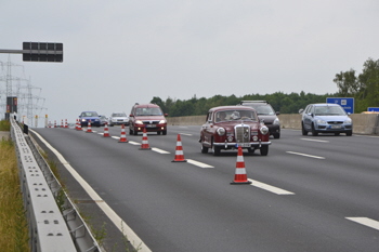 Tour de France Radrennen Deutschland Autobahnsperrung A 57 Anschlu�stelle Kaarst B�ttgen Neuss 47