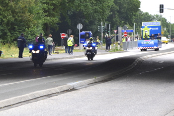 Tour de France Rhein-Kreis-Neuss gesperrte Autobahn A 57 Kaarst B�ttgen 55