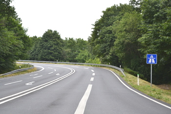 Tour de France Rhein-Kreis-Neuss gesperrte Autobahn A 57 Kaarst B�ttgen 84