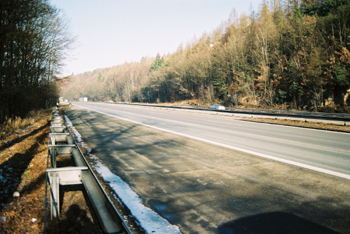 A3 Abstellplatz 229,6 Kauppenaufsteig Spessartautobahn 19