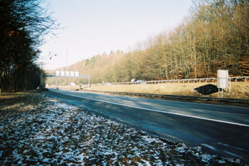 A3 Abstellplatz 230,5 Kauppenaufsteig Spessartautobahn 30