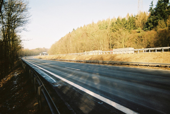 A3 Parkplatz Kleinschaff Kauppenaufsteig Spessartautobahn 22