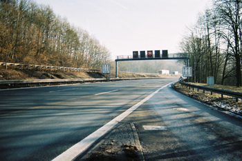 A3 Parkplatz Talblick  Kauppenaufsteig Spessartautobahn 18