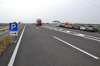 A44n neue Autobahn Verkehrsfreigabe Doppeldecker Bus Londoner Bus Jackerath Holz Wanlo J�chen Aachen Koblenz 96