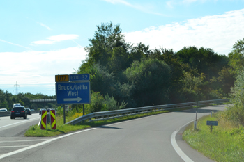 A4 Ostautobahn Wien Budapest Pre�burg Bratislava Nickelsdorf Bruck an der Leitha 32