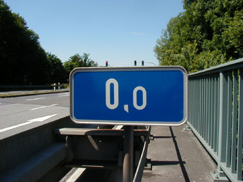 A540 Autobahn Jüchen Grevenbroich Rommerskirchen B59n Anschluß A46  Betriebskilometrierung